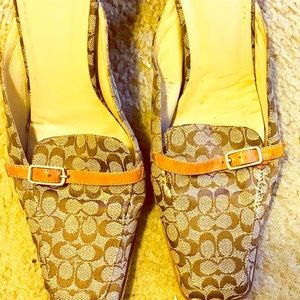 Authentic coach sandals
